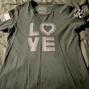 Womens Black Grunt Style shirt